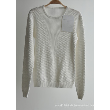 Damen 100% Baumwolle gemusterte Strick Pullover Pullover